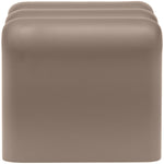 Roland Iron End Table in Taupe