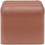 Roland Iron End Table in Terracotta