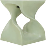Jula Concrete Indoor/Outdoor End Table in Green