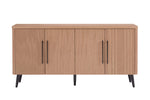 Jodie 65" Fluted Sideboard in Maple