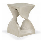 Jula Concrete Indoor/Outdoor End Table in Beige