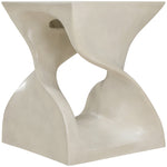Jula Concrete Indoor/Outdoor End Table in Beige