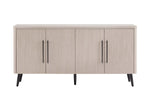 Jodie 65" Fluted Sideboard in Whitewashed Oak