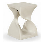 Jula Concrete Indoor/Outdoor End Table in Taupe
