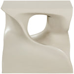 Jula Concrete Indoor/Outdoor End Table in Taupe
