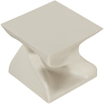 Jula Concrete Indoor/Outdoor End Table in Taupe