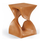 Jula Concrete Indoor/Outdoor End Table in Terracotta
