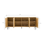 Magnolia 71" Sideboard in Light Oak