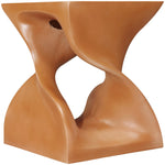 Jula Concrete Indoor/Outdoor End Table in Terracotta