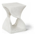 Jula Concrete Indoor/Outdoor End Table in Terrazzo
