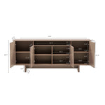 Ella 71" Sideboard in Mocha