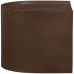 Avenda Concrete Indoor/Outdoor End Table in Brown