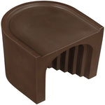 Avenda Concrete Indoor/Outdoor End Table in Brown