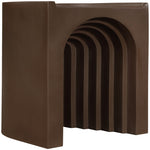 Avenda Concrete Indoor/Outdoor End Table in Brown