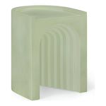 Avenda Concrete Indoor/Outdoor End Table in Green