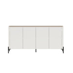 Abbey 67" Sideboard in Maple and Off White