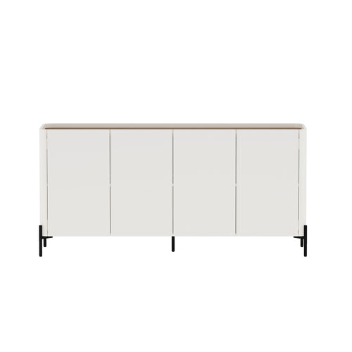 Abbey 67" Sideboard in Maple and Off White