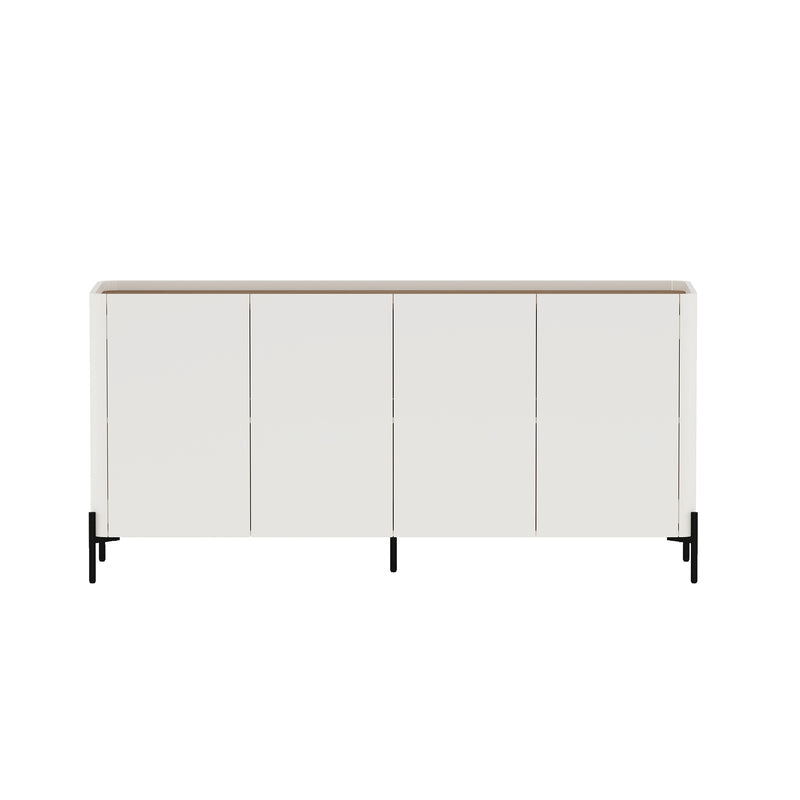 Abbey 67" Sideboard in Maple and Off White