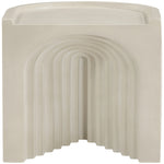 Avenda Concrete Indoor/Outdoor End Table in Beige