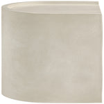 Avenda Concrete Indoor/Outdoor End Table in Beige