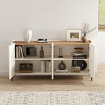 Abbey 67" Sideboard in Maple and Off White