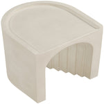 Avenda Concrete Indoor/Outdoor End Table in Beige