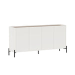 Abbey 67" Sideboard in Maple and Off White