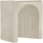 Avenda Concrete Indoor/Outdoor End Table in Beige