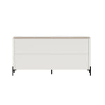 Abbey 67" Sideboard in Maple and Off White