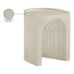 Avenda Concrete Indoor/Outdoor End Table in Beige