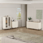 Abbey 67" Sideboard in Maple and Off White