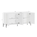 Abbey 67" Sideboard in White