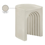 Avenda Concrete Indoor/Outdoor End Table in Taupe