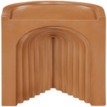 Avenda Concrete Indoor/Outdoor End Table in Terracotta