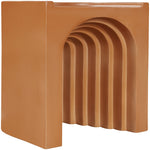 Avenda Concrete Indoor/Outdoor End Table in Terracotta