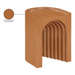 Avenda Concrete Indoor/Outdoor End Table in Terracotta