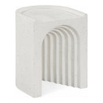 Avenda Concrete Indoor/Outdoor End Table in Terrazzo