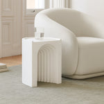 Avenda Concrete Indoor/Outdoor End Table in Terrazzo