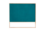 Trillium 83" Velvet Sofa in Teal