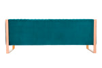 Trillium 83" Velvet Sofa in Teal