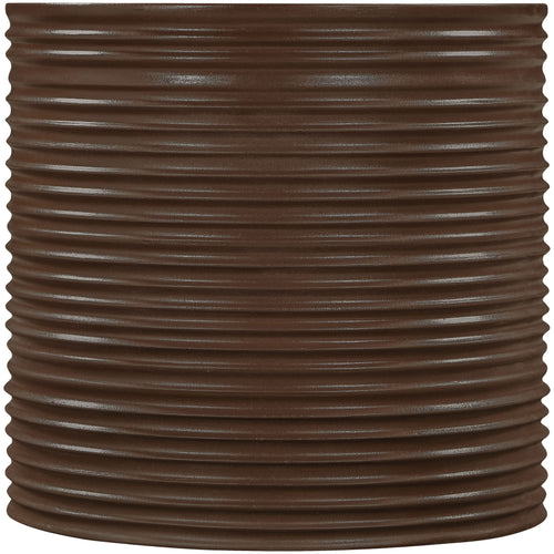 Nobi Concrete Indoor/Outdoor End Table in Brown