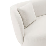 Siri 93" Upholstered Sofa in Cream
