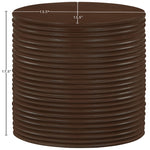 Nobi Concrete Indoor/Outdoor End Table in Brown