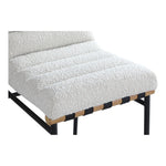 Burke Boucle Fabric Upholstered Bar Stool in Cream
