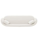 Siri 93" Upholstered Sofa in Cream
