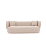 Siri 93" Upholstered Sofa in Wheat