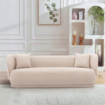 Siri 93" Upholstered Sofa in Wheat