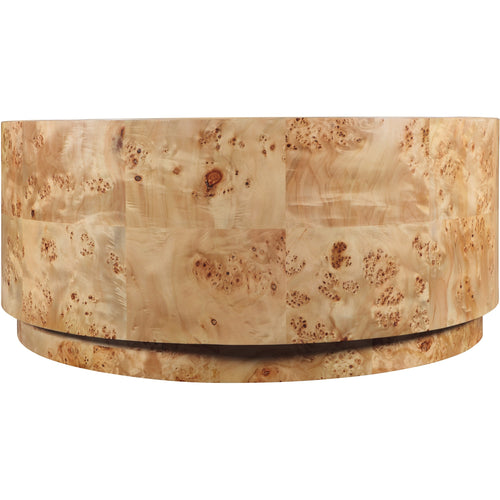 Burl Wood Coffee Table in Natural
