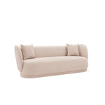 Siri 93" Upholstered Sofa in Wheat