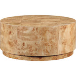 Burl Wood Coffee Table in Natural